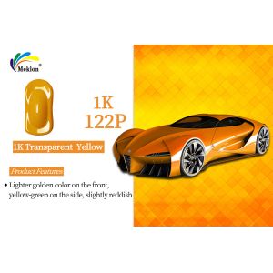 Anti-UV Semi Gloss Polyester 1K  Transparent Yellow Coating Metallic Auto Paint