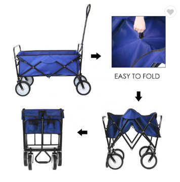 Commercial Metal Collapsible Folding Camping Cart Waterproof  Canvas Fabric