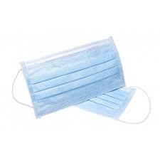 Anti Dust Disposable Face Mask , Disposable Blue Mask Low Breathing Resistance