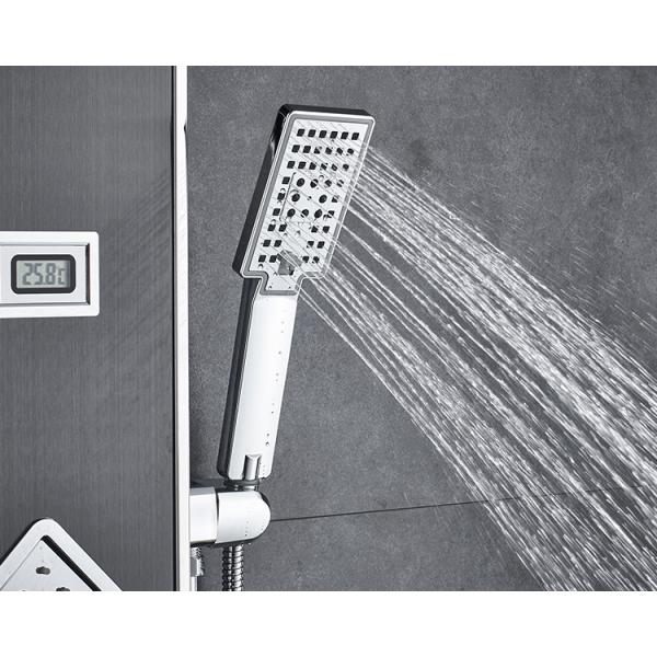 Modern 304 stainless steel waterfall bathroom wall shower panel