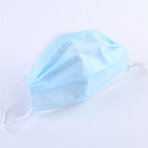 Blue White Medical Respirator Mask  3 Ply Elastic  Ear Loop Or Tie On Style