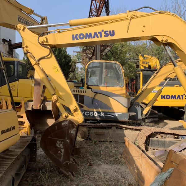 Раскопки 7 тонн прочного гидравлического трассы типа PC Komatsu 70 подержанный экскаватор по низкой цене и хорошо продается