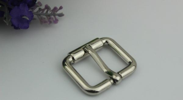 Bag Parts Accessories Zinc Alloy Shiny Gold 25 MM Roll Pin Belt Buckle For Sales
