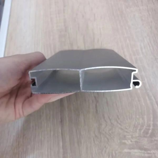 T5 Grey Powder Coated Aluminum Window Profiles Louver Blind 6063