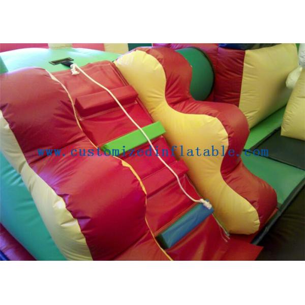 Sunflower Waterproof Inflatable Amusement Park 0.55mm PVC Tarpaulin For Kids Playing