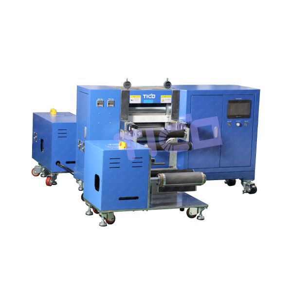 Roll to Roll Heating Hydraulic Calendering Machine with Winding & Unwinding Device