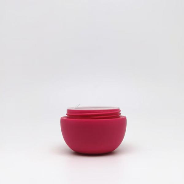 Spherical 25g Plastic Cream Jar with Ergonomic Design for Easy Use in Skin Care
