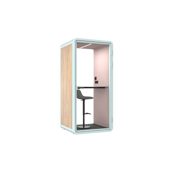 Prefabricated Office Pod Vocal Booth Soundproof Office Aluminum Modern Small Private Phone Booths