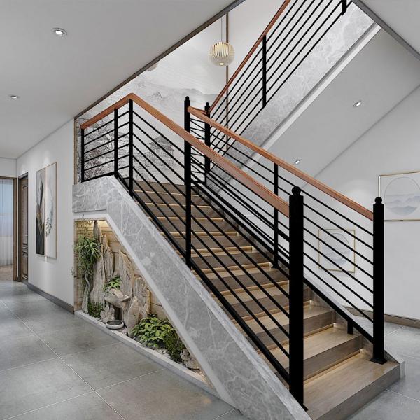 Столба поручня лестницы загородка 4x4x10 3x3x10 6x6x12 алюминиевого крытая прессованная