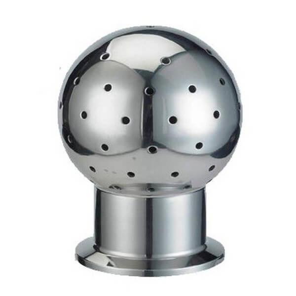 Fixed Tank Sanitary Spray Balls Sanitary Stainless Steel With Tri Clamp Connection End