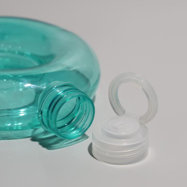 Sustainable Transparent PET Plastic Beverage Bottle BPA Free Empty Juice Bottles