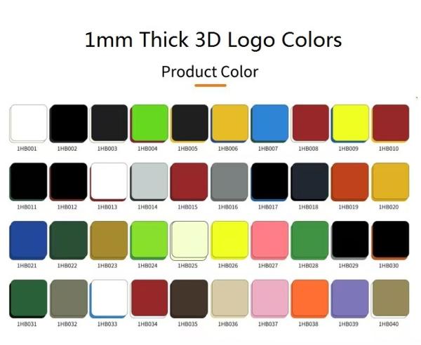 Personalized Waterproof 3D Silicone Heat Transfer Logo Flash Fashion Heat Transfer Prints