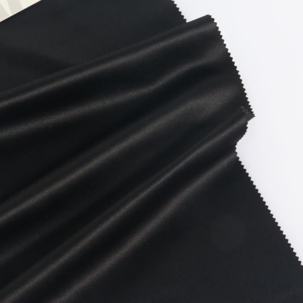 100% recycled polyester satin peach skin fabric for garment