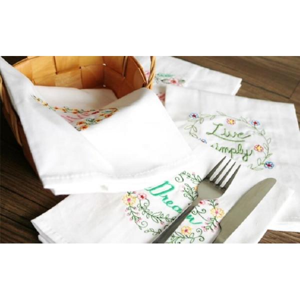 Reusable Eco Tea Towel Custom Design 100% Cotton Dish Kitchen Tea Towels