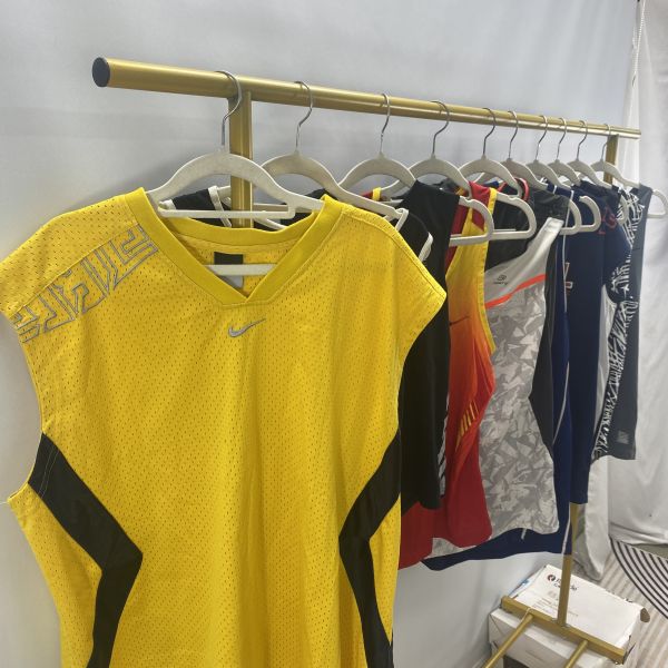 Quick Drying Used Brand Clothes Second Hand Brand Vest Breathable Sport Clothing