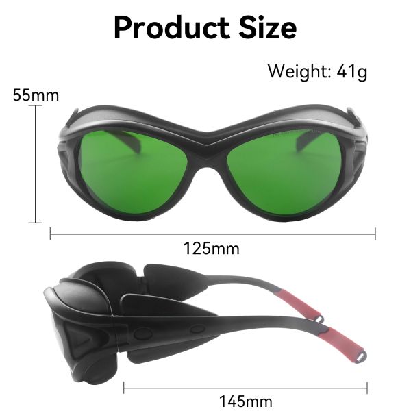 FOR LASER ipl protect glasses laser protector laser protective 532 professional laser glasses 765-865nm 808nm OD7+ laser goggles laser protection glases laser lenses protect laser ipl safety glasses