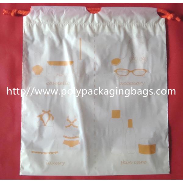 Подгонянный мешок пластичного Drawstring роскошных женщин косметический, розовый