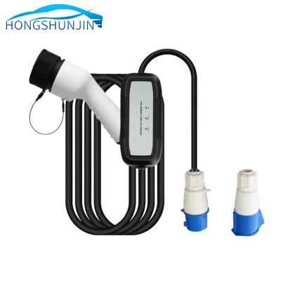 CE de FCC portatif RoHS de stations de charge monophasé 7KW EV