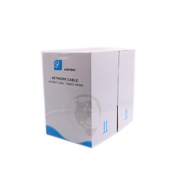 24AWG 0.5mm pass fluke Premium Solid UTP Cat5e Ethernet Cables grey 1000 Feet