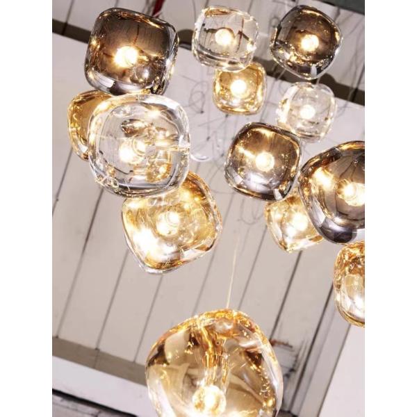 Apple Shape Modern Light Luxury Bedroom Bedside Chandelier Creative Restaurant Bar Lamp