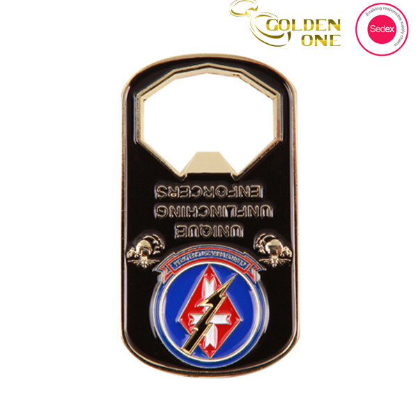 Unique Wine Gold Plated Bottle Opener Metal Souvenir Gift Custom Anniversary