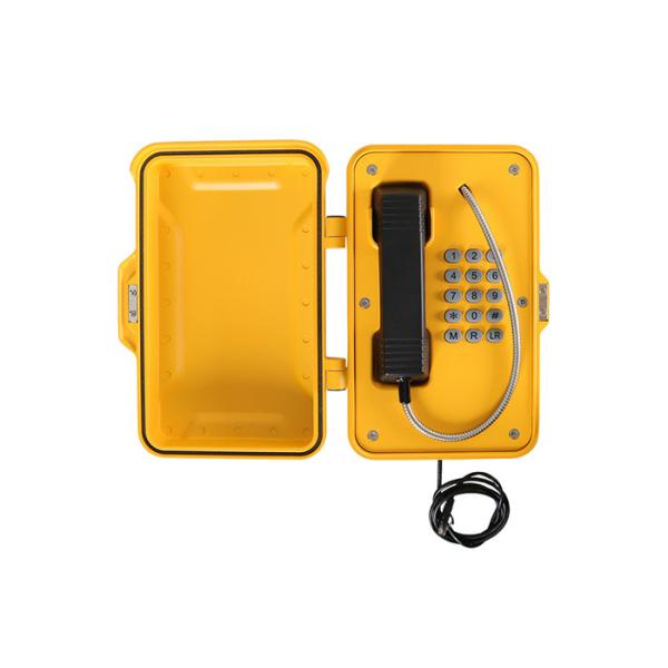 Aluminum Enclosure Outdoor Weatherproof Telephones With Tamper Resistant Fixings