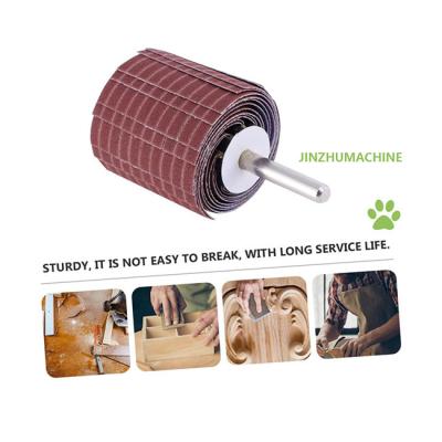 Roues à lamelles durables en toile émeri 250*50 mm Grain 240 Fil abrasif pour meulage, polissage et emballage plastique inclus