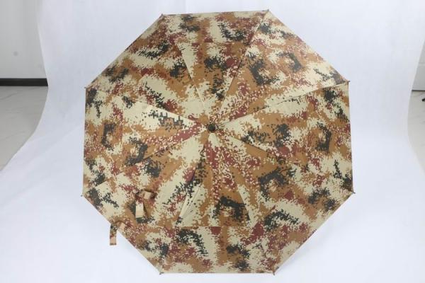 210D Oxford Camouflage Double Canopy Golf Umbrella With Logo Fiberglass Frame