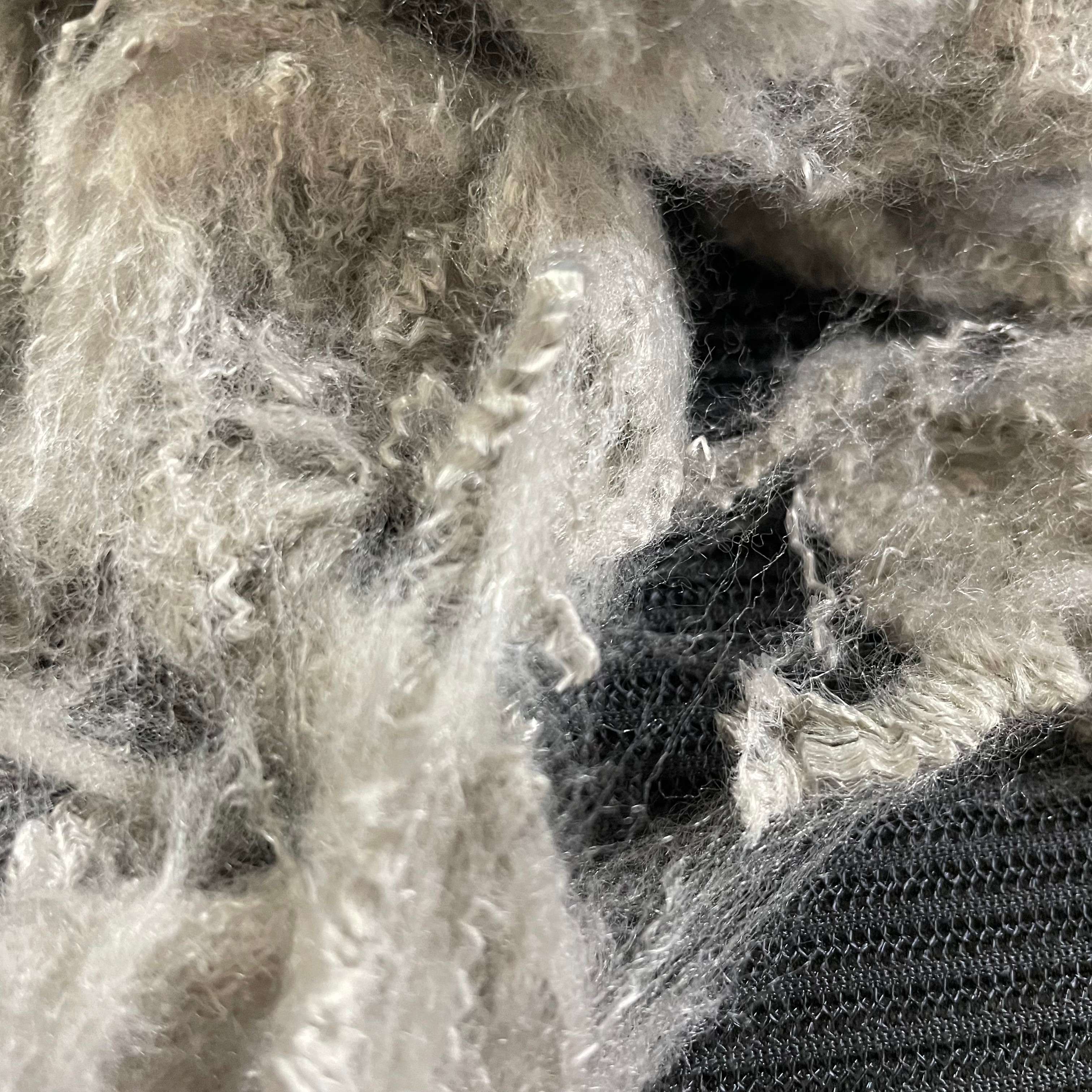 4D*51MM Grey 4080 Low Melting Bicomponent Fiber Thermal Bonding Grey ES Fiber for Nonwoven, Filter & Hard Wadding