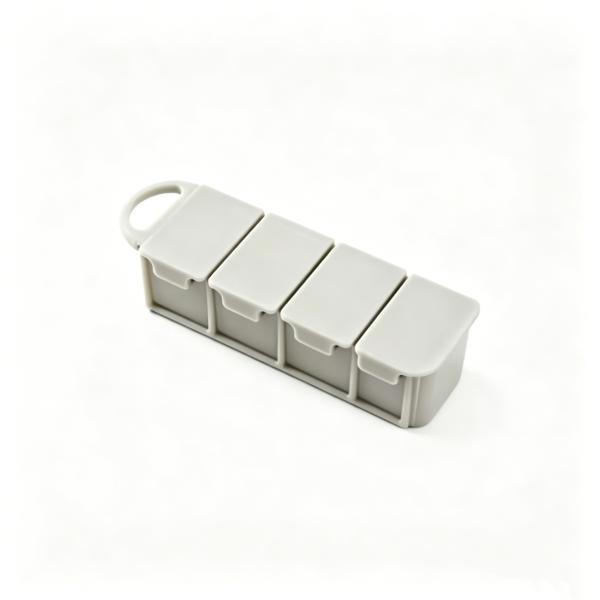 Wholesale Customizable Easy Open Plastic Capsule Organizer Cute PP Material Travel Pill Case Candy Color for Daily Use