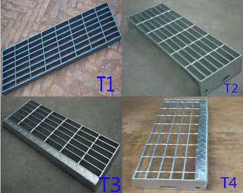 T1 T2 T3 T4 T5 T6 Hot Dipped Galvanized Steel Grating Stairs Thread Mesh DIN 24531 Standard