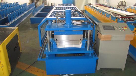 Steel Standing Seam Roofing Sheet Roll Forming Machine High Speed