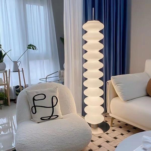 JYLIGHTING Modern E27 LED Floor Lamp Brown Sugar Gourd Design Iron for Living Room Bedroom Study Modern Floor Light