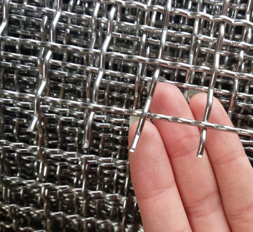 Фильтр SUS304 8mesh гофрировал сплетенную ячеистую сеть