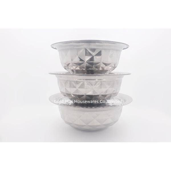 Chromatic 0.076cbm 26cm Cookware Stainless Steel Basin With Lid