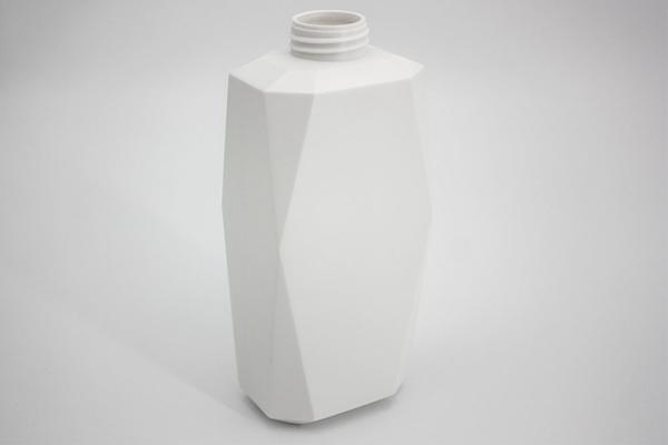 550ml HDPE 32mm Hair Mask Plastic Pump Bottle Irregular Shape