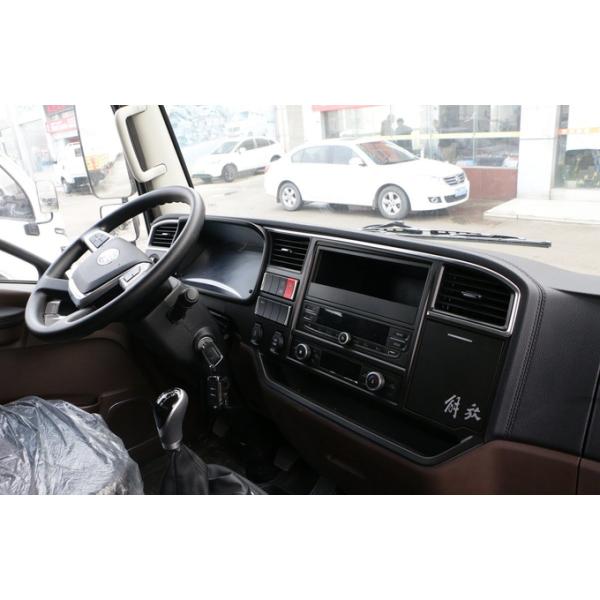 Camión de carga usados de la marca Faw Champagne Color 4*2 Recinto Camión de carga de la marca Faw 4 metros Caja Cabina plana