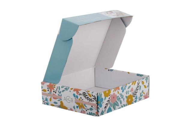 Flora amistosa de papel de Eco de las cajas de embalaje de la cartulina de Currugated pequeña impresa
