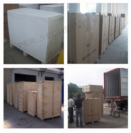 100L Bank / Office / home Fireproof Safe boxes for 1010 Degree 120 Minutes Endurance Test for insurance companies