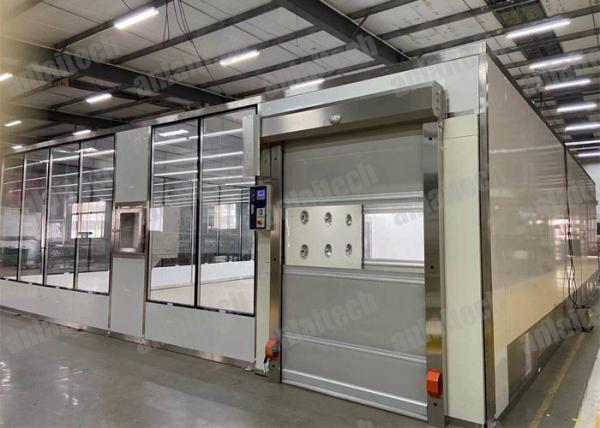 Laminar Air Flow Hard Sided Wall HEPA Cleanroom , Prefabricated ISO Class 7 Cleanroom