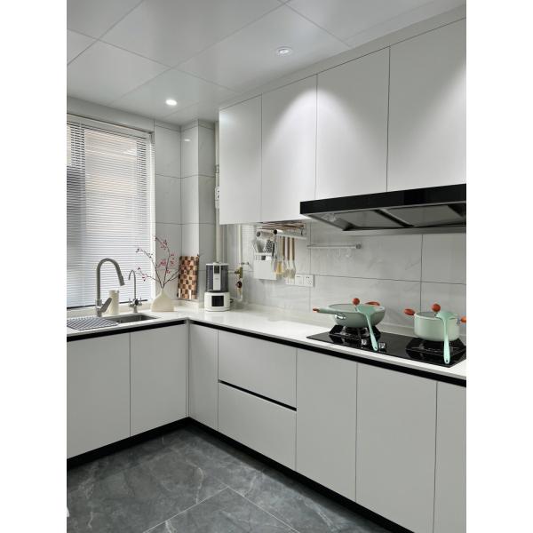 High End Kitchen Cabinet Italian Cusine Luxury Painting Laminate Full Modern