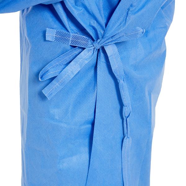 Knitted Cuff SMMS Nonwoven Disposable Surgical Gown Waterproof