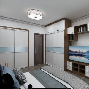 ODM сборка сдвижных дверей шкаф хранилища для вилл