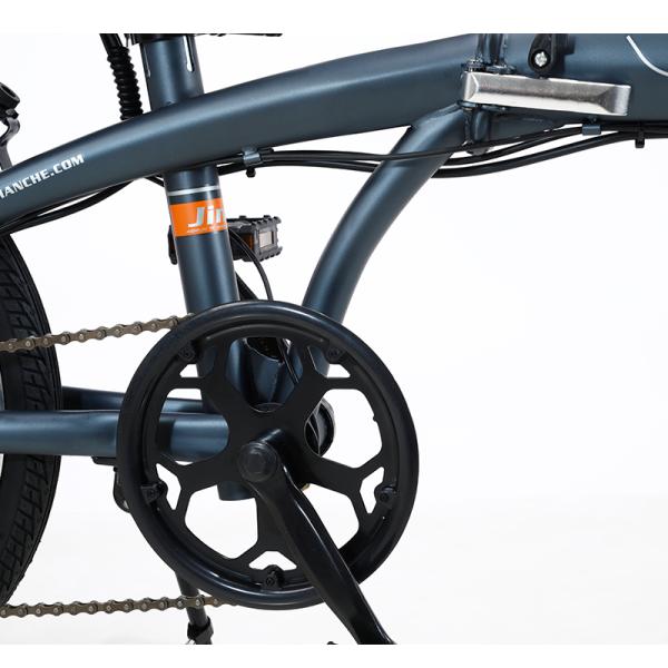 Bicicleta eléctrica plegable de 20 pulgadas 36v 6 SPEED Batería de litio extraíble para ciclismo al aire libre