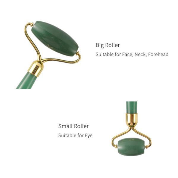 Blood Circulation Neck Forehead Jade Massage Roller