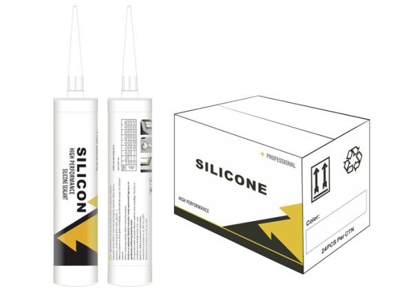RED High Temperature Silicone Sealant / High Temp Rtv Silicone Sealant Weather Resistant