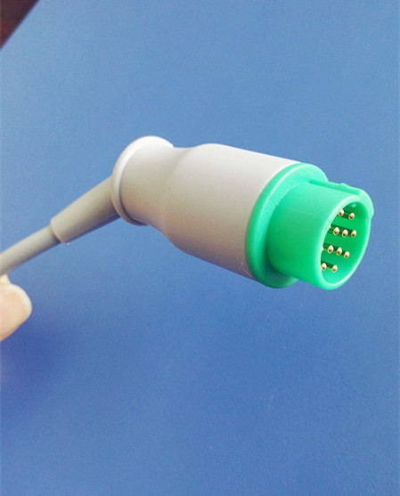 Snap Ends One Piece Kontron ECG Cable IEC Standard 3 Leadwires 12P