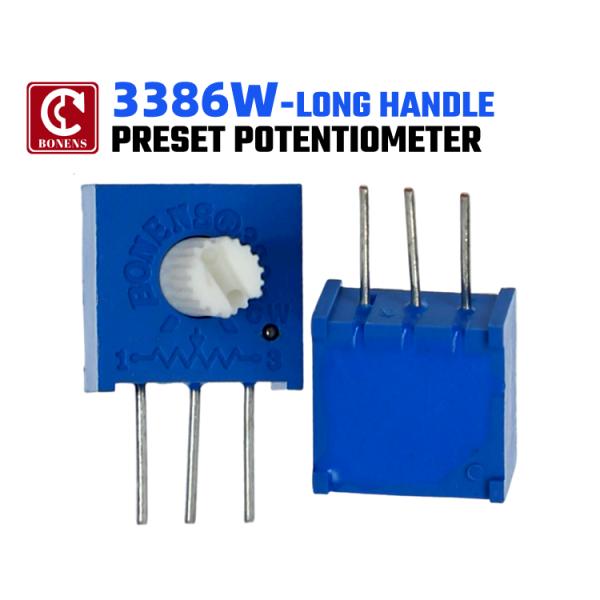 3386P-1-103 10K 1k 2k 5k 10k 20k 0.5W 1/2W PC Ключи через отверстие Тример Потенциометр Сермет 1 Поворачивание верхней регулировки