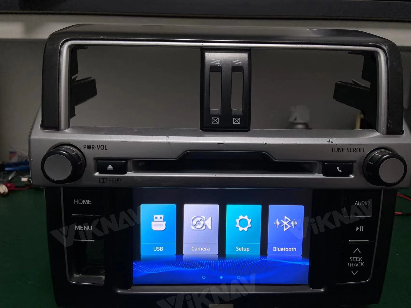Viknav Linux System OEM Car For Toyota 4Runner Aisin 2014-2017 Улучшить коробку декодера Мультимедийный беспроводный CarPlay