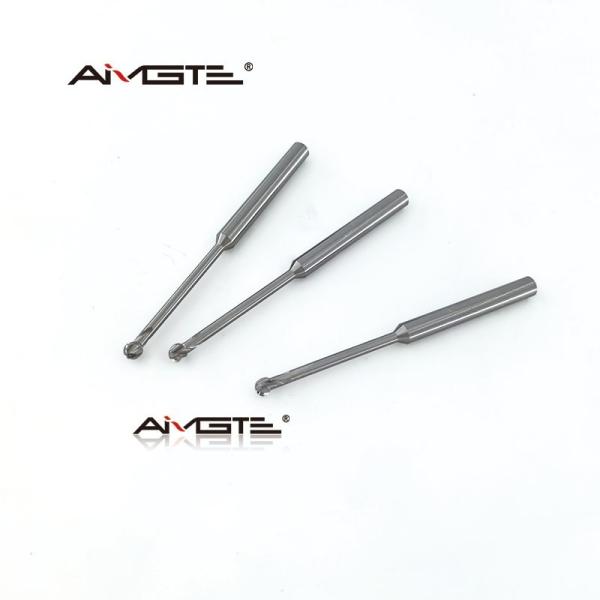 Carbide Ball Nose Lollipop End Mill for Aluminum 3 Flute High Speed CNC Milling Cutter Tungsten Steel Long Neck Design for 3D Contouring
